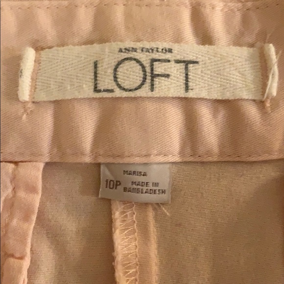 Loft Pink Cropped Capri’s - Picture 5 of 6